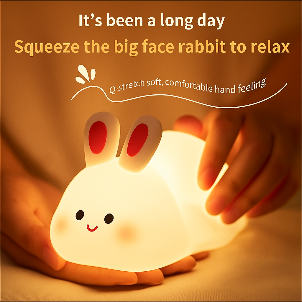 Flambery Lazy Bunny - Rabbit Lamp