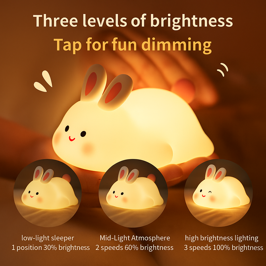 Flambery Lazy Bunny - Rabbit Lamp