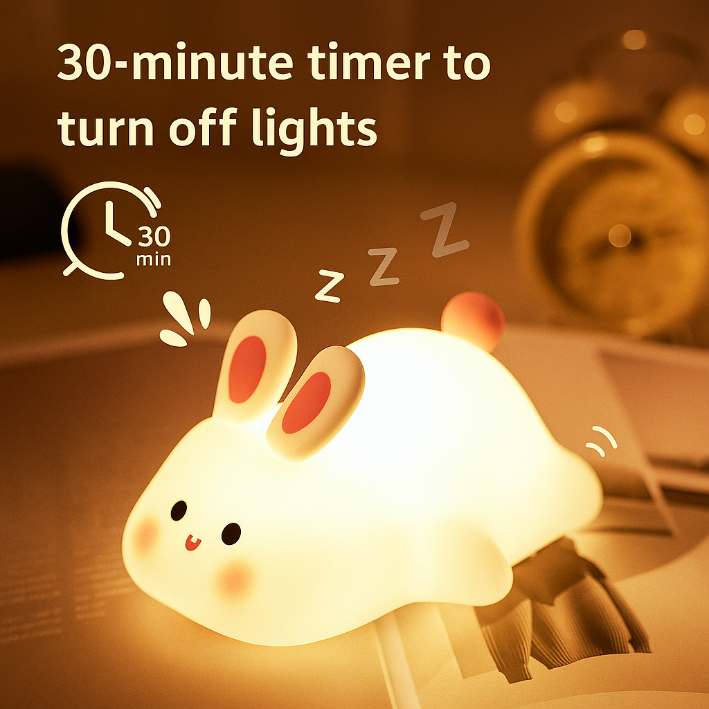 Flambery Lazy Bunny - Rabbit Lamp