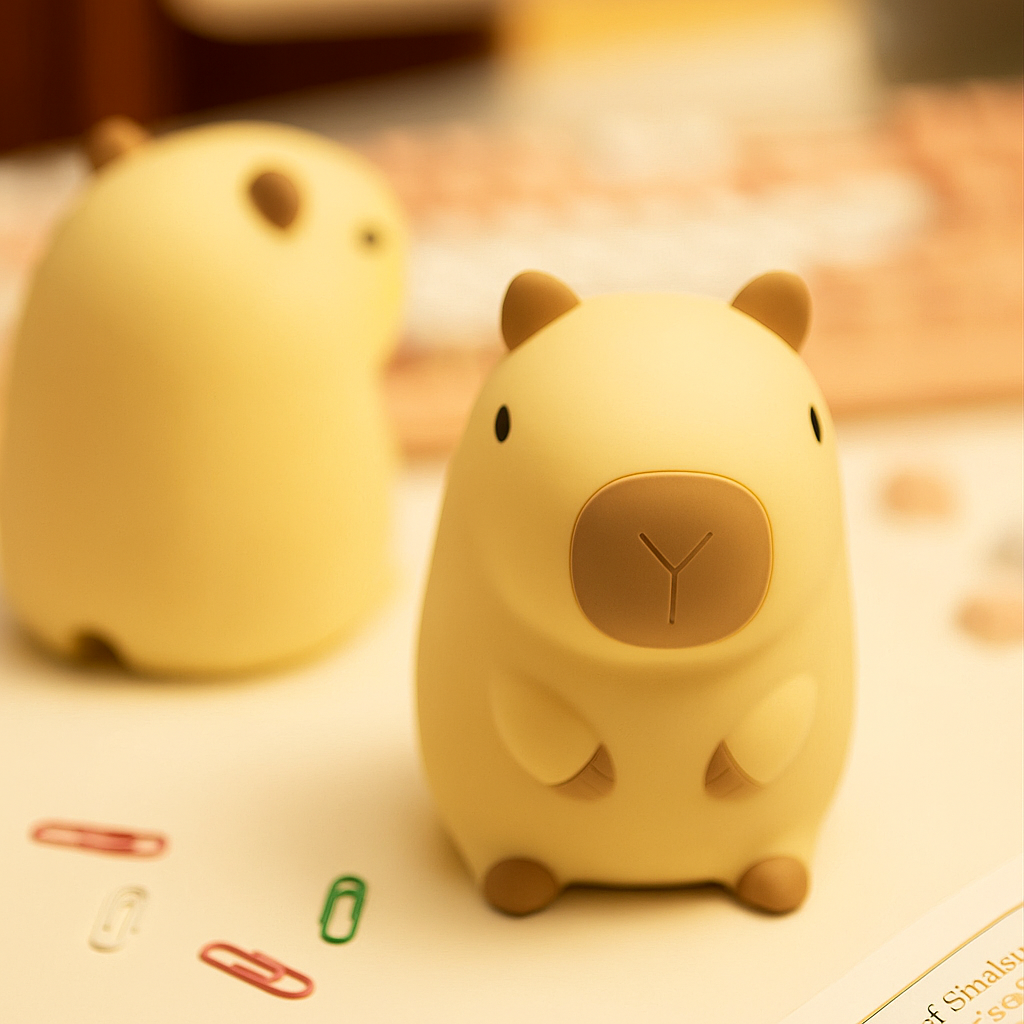 Flambery Sleepy Capybara Lamp