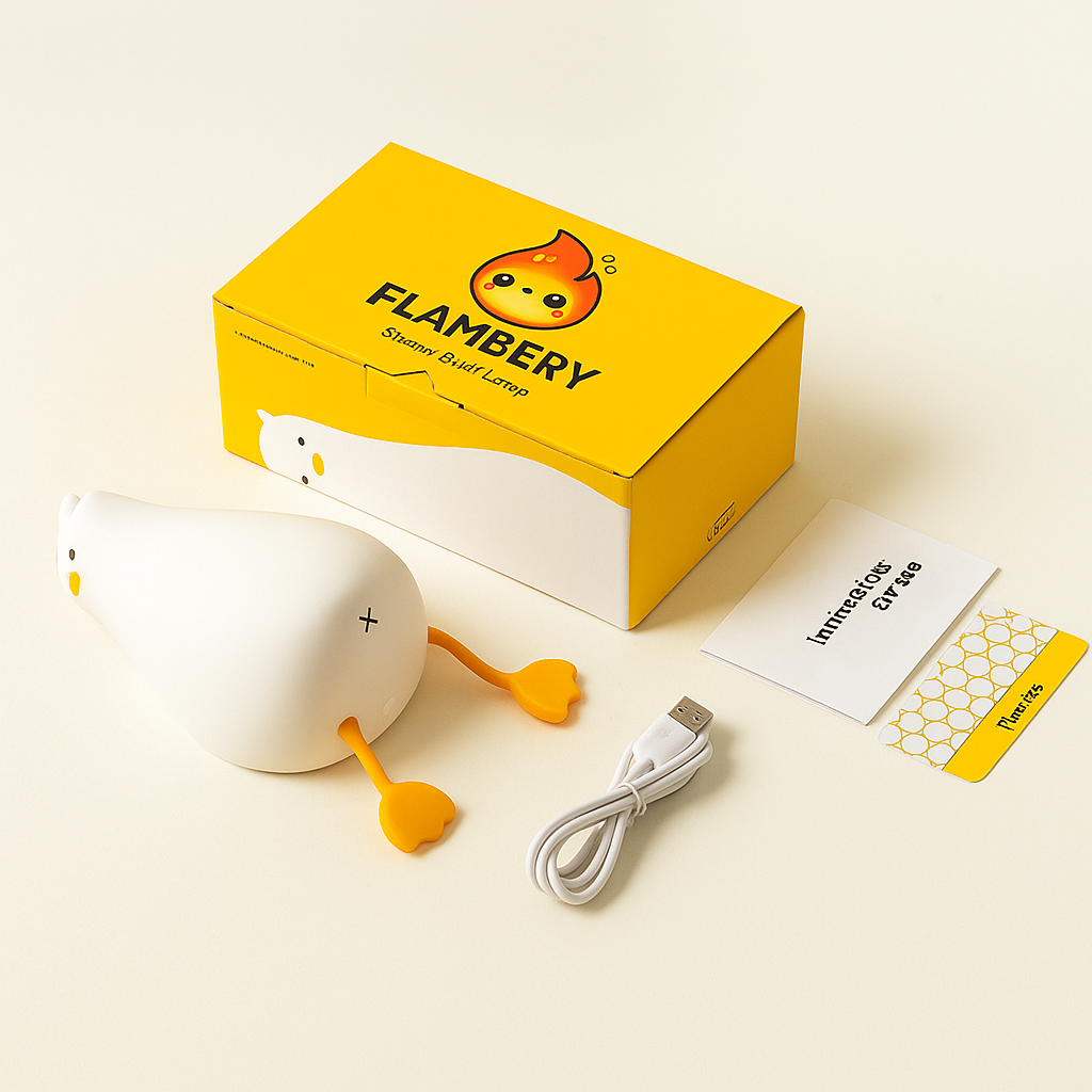 Flambery Sleepy Duck Lamp