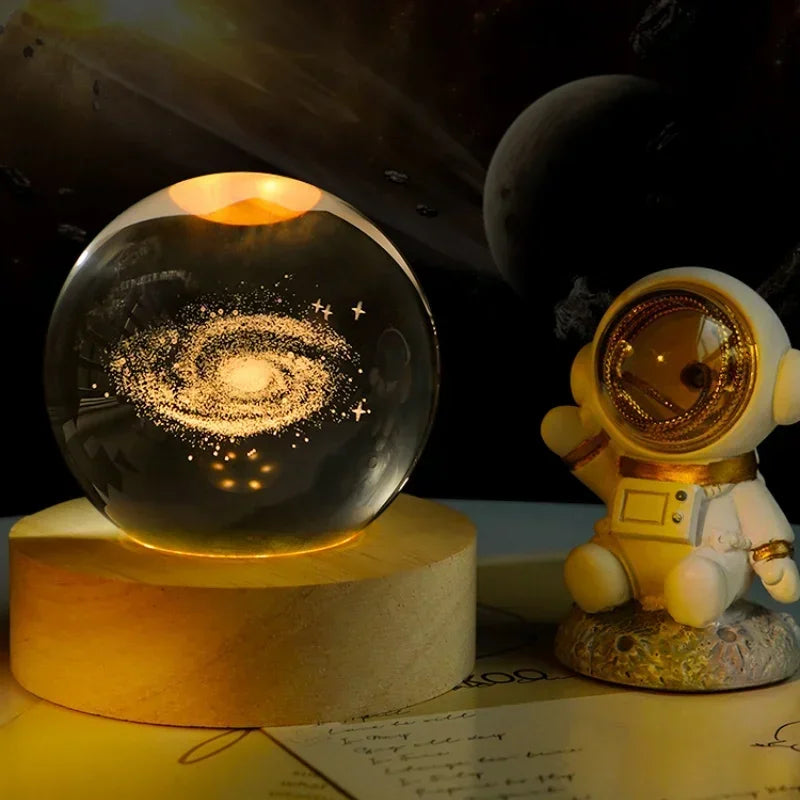 Flambery Crystal Ball Lamp