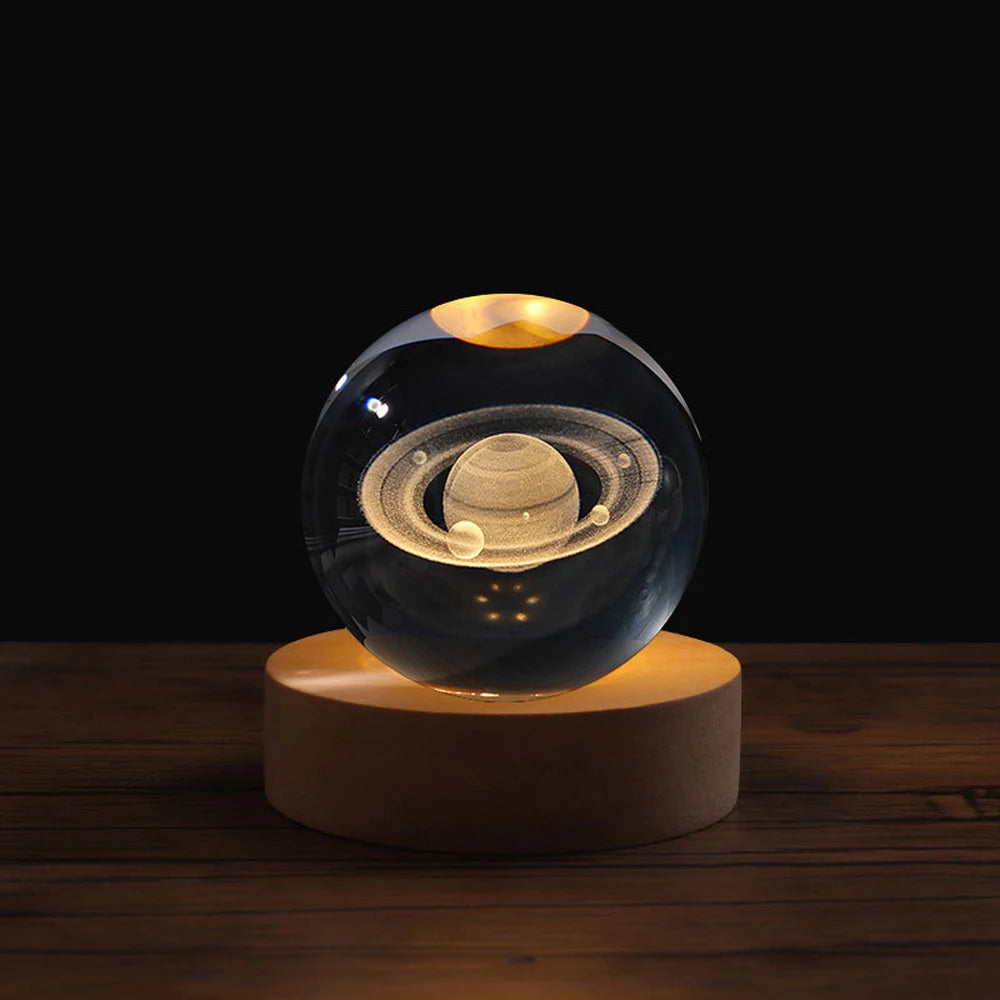 Flambery Crystal Ball Lamp