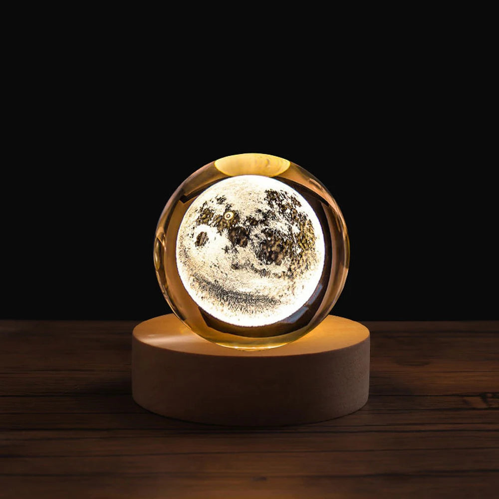Flambery Crystal Ball Lamp