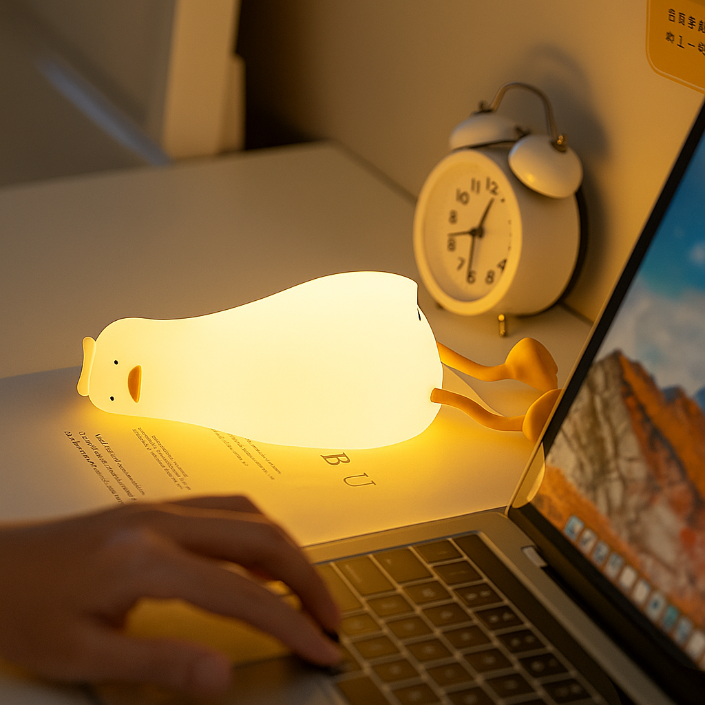 Flambery Sleepy Duck Lamp