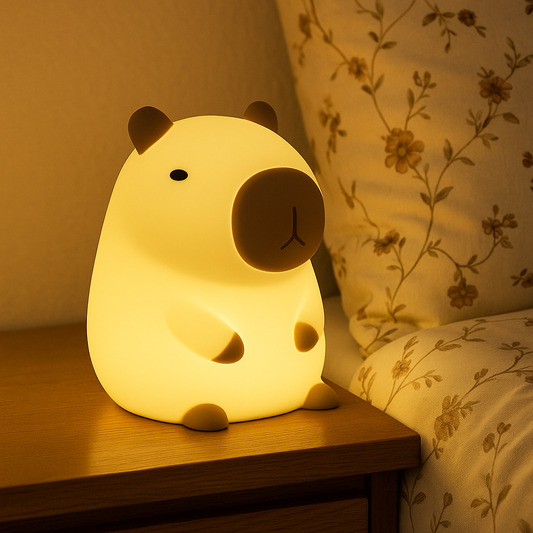 Flambery Sleepy Capybara Lamp