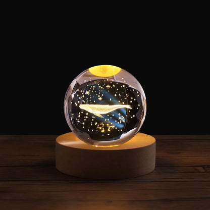 Flambery Crystal Ball Lamp