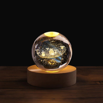 Flambery Crystal Ball Lamp